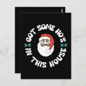 Kawaii Santa Postkarte (Vorne/Hinten)