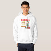 Kawaii Santa's kleiner Helfer für ihn Hoodie (Vorne ganz)