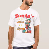 Kawaii Santa's kleiner Helfer für ihn T-Shirt (Vorderseite)