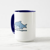 Kawaii Schlafender Pummeliger Hai Becher Tasse (Vorderseite Links)