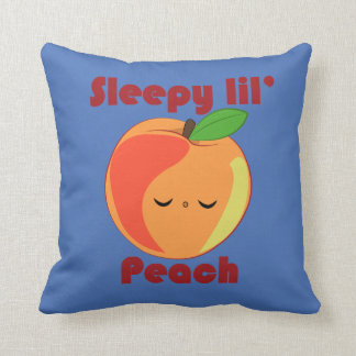 Kawaii schläfriges Lil' Pfirsichkissen Kissen