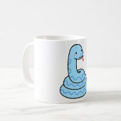 Kawaii-Schlange Kaffeetasse (Vorderseite Links)