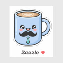 Kawaii-Schnurrbart-Kaffeetasse Süßer Vatertag
