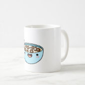 Kawaii-Schokoladen-Cerealien Kaffeetasse (VorderseiteRechts)