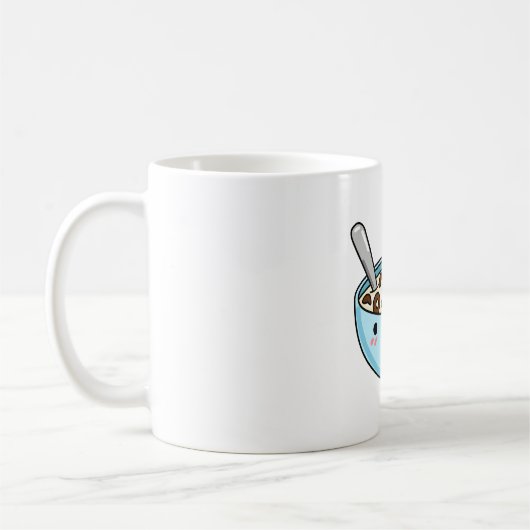 Kawaii-Schokoladen-Cerealien Kaffeetasse (Links)