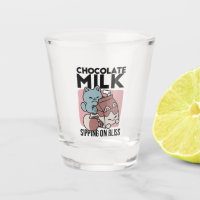 Kawaii Schokoladen Milch Katze – Cozy Getränk & Ni