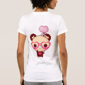 Kawaii Schokoladenbär T-Shirt (Rückseite)