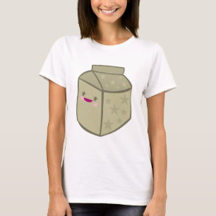 KAWAII SCHOKOLADENMILCHKARTON LECKER SÜßES GESICHT T-Shirt