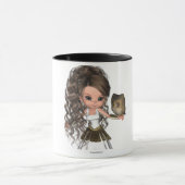 Kawaii schöne griechische Göttin Athene Tasse (Zentrum)