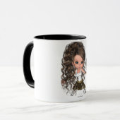 Kawaii schöne griechische Göttin Athene Tasse (Vorderseite Links)