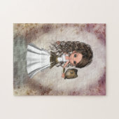 Kawaii schönes Athene griechisches Puzzle (Horizontal)