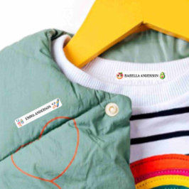 Kawaii School Cute Design Iron On  Etiketten