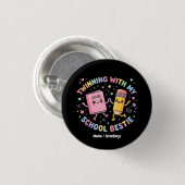 Kawaii Schul-Beste-Freundin Zwilling Freundschaft Button (Vorne & Hinten)