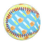 Kawaii Scientist Science Labrador Baseball (Vorderseite Links)