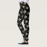 Kawaii Scientist Science Labrador Leggings<br><div class="desc">Kawaii Science Labrador mit Kawaii Lupe,  Kawaii-Kolben und Kawaii-Reagenzglas.</div>