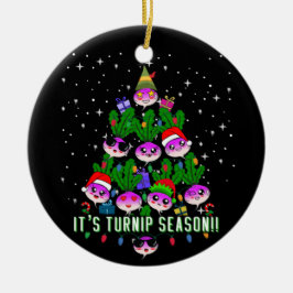 Kawaii sein Turnip Jahreszeit Weihnachtsbaum Funny Keramik Ornament