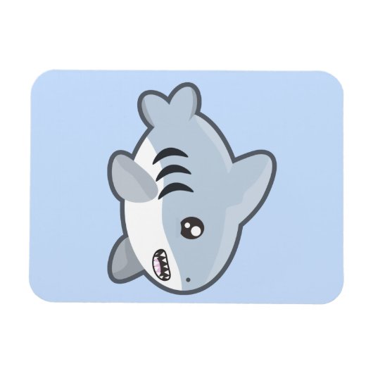Kawaii Shark Magnet (Horizontal)