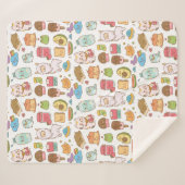 Kawaii Sherpa Blanket Sherpadecke (Vorderseite (Horizontal))