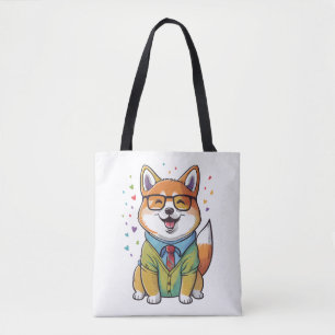 Kawaii Shiba Inu Hipster 1 Tasche