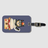 Kawaii Shiba Inu HundeAquarell-Illustration Gepäckanhänger (Vorderseite (Horizontal))