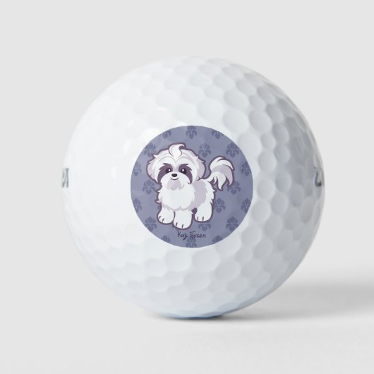Kawaii Shih Tzu Golfball (Vorderseite)
