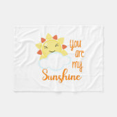 Kawaii sind Sie mein Sonnenschein-Baby Fleecedecke (Vorderseite (Horizontal))