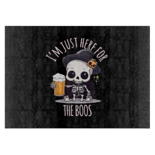 Kawaii Skeleton Halloween Oktoberfest Schneidebrett