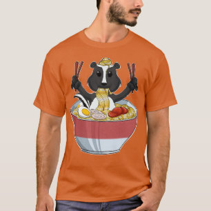 Kawaii Skunk Japanisch Ramen Noodles I Otaku Anime T-Shirt