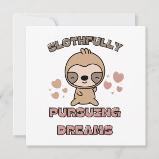 Kawaii Sloth Animal Pun