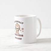 Kawaii Sloth Animal Pun Kaffeetasse (VorderseiteRechts)