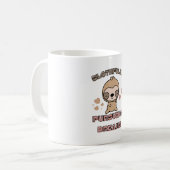 Kawaii Sloth Animal Pun Kaffeetasse (Vorderseite Links)