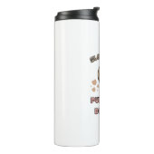 Kawaii Sloth Animal Pun Thermosbecher (Nach links gedreht)