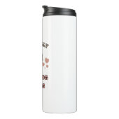 Kawaii Sloth Animal Pun Thermosbecher (Nach rechts gedreht)