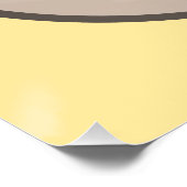 Kawaii Sloth Poster (Ecke)