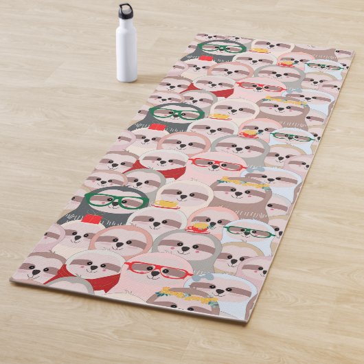 Kawaii Sloths Yoga Mat Yogamatte (Beispiel)