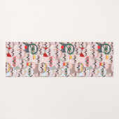 Kawaii Sloths Yogamatte (Rückseite (Horizontal))