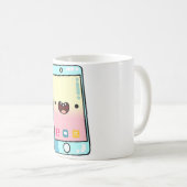 Kawaii Smartphone Kaffeetasse (VorderseiteRechts)