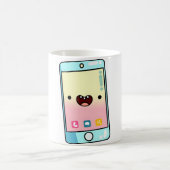 Kawaii Smartphone Kaffeetasse (Mittel)