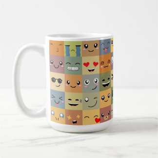Kawaii Smilies Emoji Fun Kaffeetasse