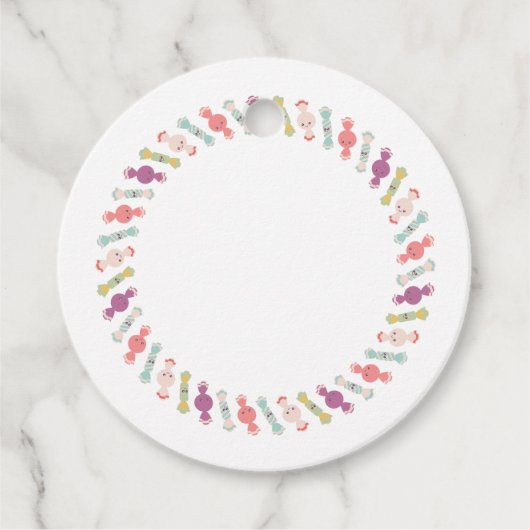 Kawaii Smiling Candy Gift Tag Geschenkanhänger (Vorderseite)
