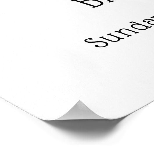 Kawaii S'more Fun Baby Dusche Willkommen Poster (Ecke)