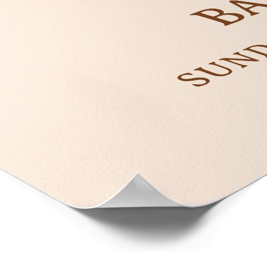 Kawaii S'more Liebe Campfire Kinderdusche Willkomm Poster (Ecke)