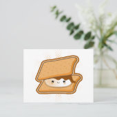 Kawaii Smore Postkarte (Stehend Vorderseite)