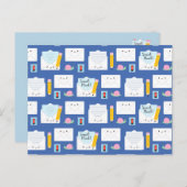 Kawaii Snail Mail Postkarte (Vorne/Hinten)