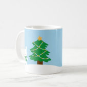 Kawaii Snow Day with Bunny & Bear Christmas Kaffeetasse (Vorderseite Links)