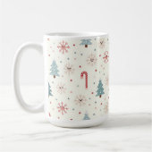 Kawaii-Snowflakes-Muster Kaffeetasse (Links)