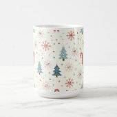 Kawaii-Snowflakes-Muster Kaffeetasse (Mittel)