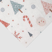 Kawaii-Snowflakes-Muster Seidenpapier (Detail)