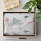 Kawaii-Snowflakes-Muster Seidenpapier (Geschenk)