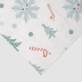 Kawaii-Snowflakes-Muster Seidenpapier (Detail)